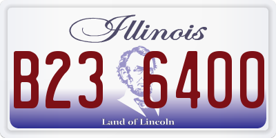 IL license plate B236400