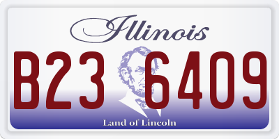IL license plate B236409