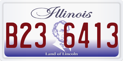 IL license plate B236413