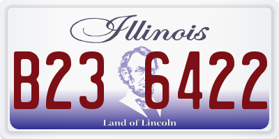IL license plate B236422