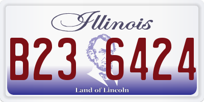 IL license plate B236424