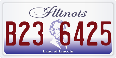 IL license plate B236425