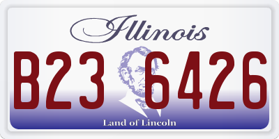 IL license plate B236426