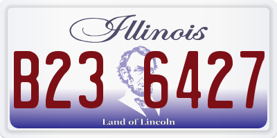 IL license plate B236427