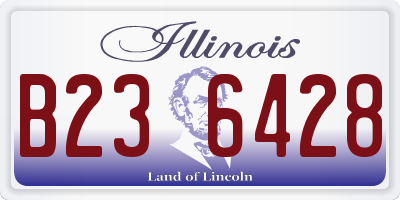 IL license plate B236428