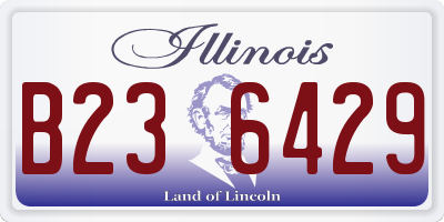 IL license plate B236429