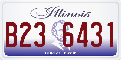IL license plate B236431