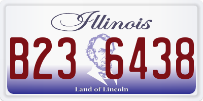 IL license plate B236438