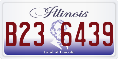 IL license plate B236439