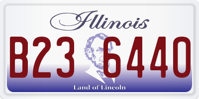 IL license plate B236440