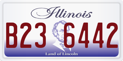 IL license plate B236442