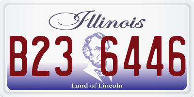 IL license plate B236446