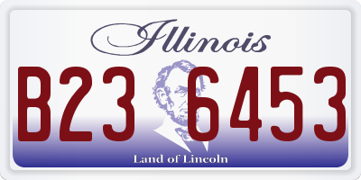 IL license plate B236453