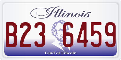 IL license plate B236459