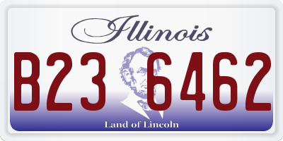 IL license plate B236462