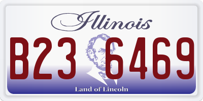 IL license plate B236469