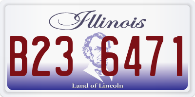 IL license plate B236471