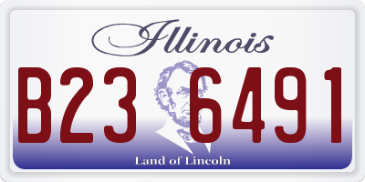 IL license plate B236491
