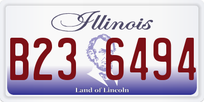 IL license plate B236494