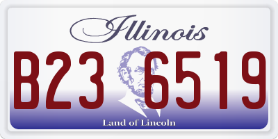IL license plate B236519