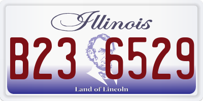 IL license plate B236529