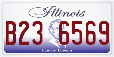 IL license plate B236569