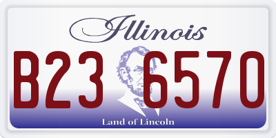 IL license plate B236570