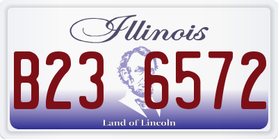 IL license plate B236572