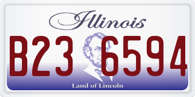 IL license plate B236594