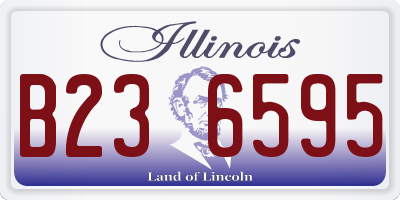 IL license plate B236595
