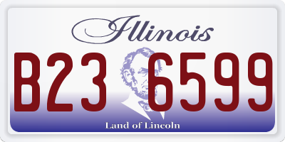 IL license plate B236599