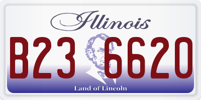 IL license plate B236620