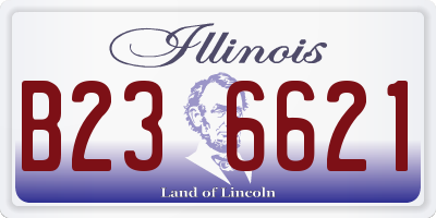 IL license plate B236621