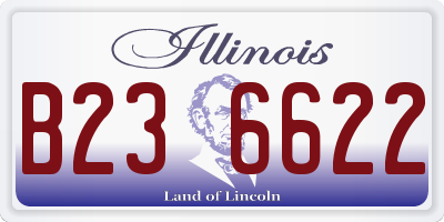 IL license plate B236622