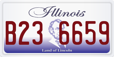 IL license plate B236659