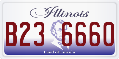IL license plate B236660