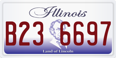 IL license plate B236697