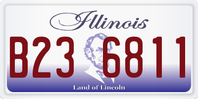 IL license plate B236811