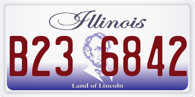 IL license plate B236842