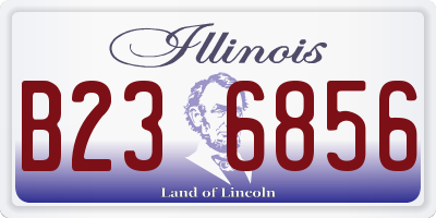 IL license plate B236856