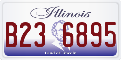 IL license plate B236895