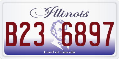 IL license plate B236897