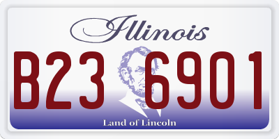 IL license plate B236901