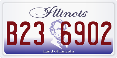 IL license plate B236902