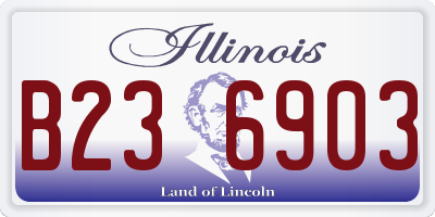 IL license plate B236903