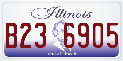 IL license plate B236905