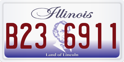 IL license plate B236911