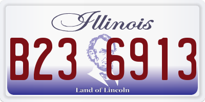 IL license plate B236913