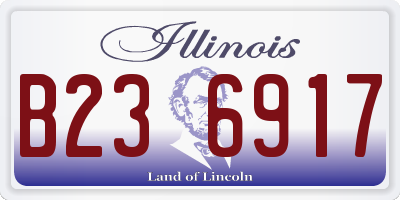 IL license plate B236917