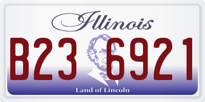 IL license plate B236921